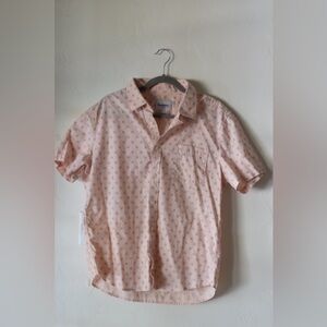 Goodfellow & Co Men's Pink Floral Button-Down Shirt